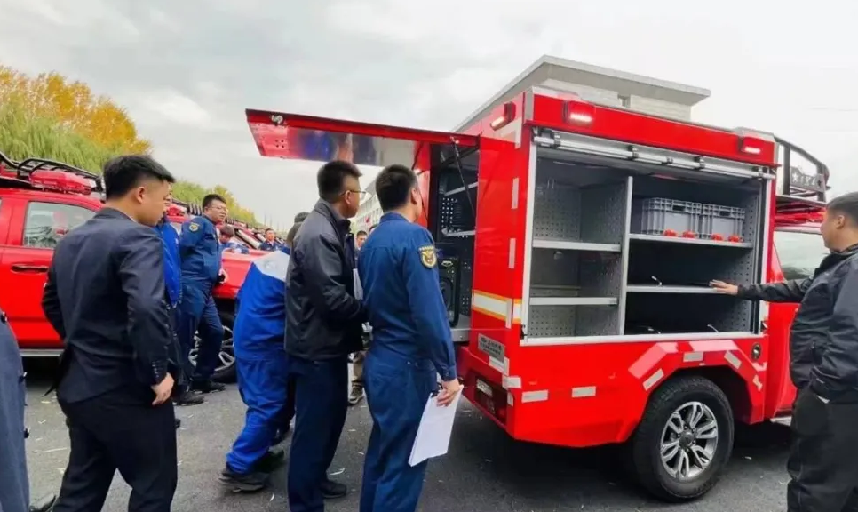 江鈴大道客制化改裝方案 59臺消防前突車成功交付 江鈴大道客制化改裝方案 59臺消防前突車成功交付