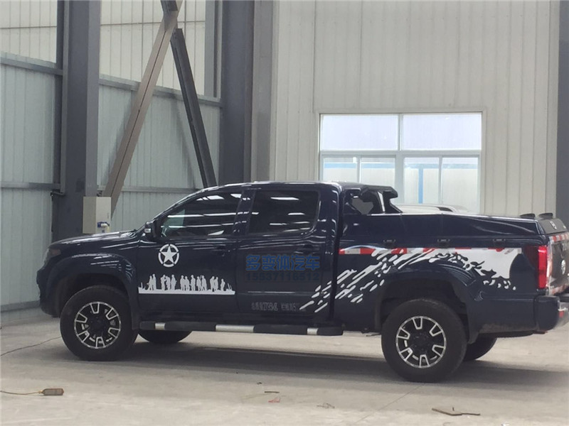 鯊魚王多變體汽車智能皮卡后箱蓋